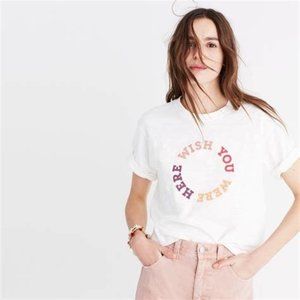 Madewell Cropped Graphic Tee